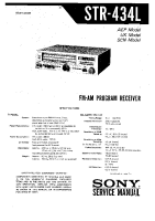 Sony STR-434-L - Service Manual 